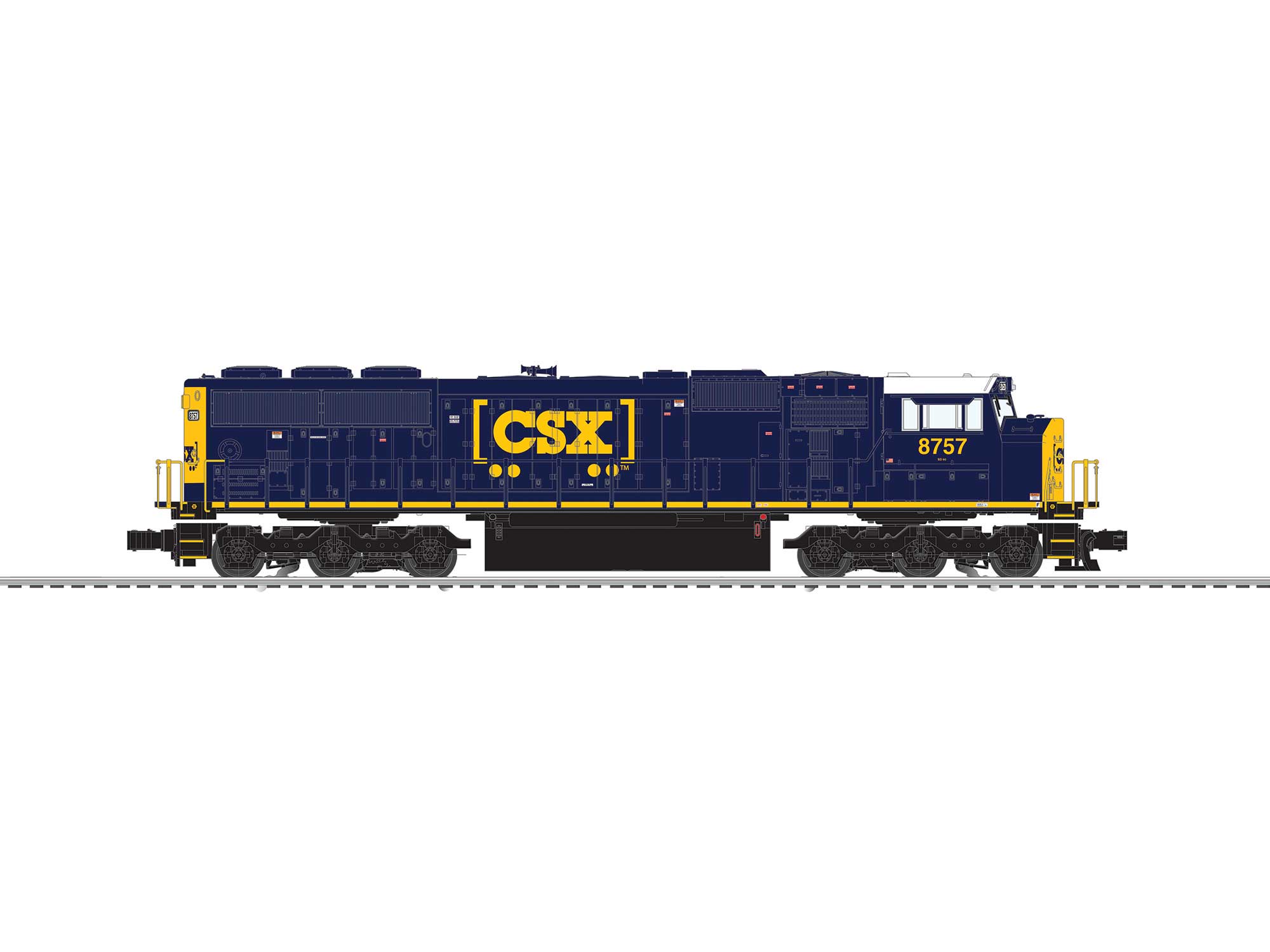 CSX LionChief Plus SD60M 8757